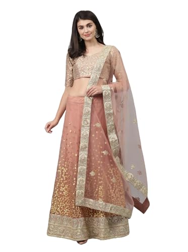 Prasheem Fashion Thread embroidery net lehenga choli Heavy thread embroidery net lehenga choli for Women's