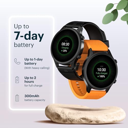 NoiseFit Halo Limited Edition 1.43" AMOLED Display, Bluetooth Calling Round Dial Smart Watch, Premium Metallic Build, Always on Display, Smart Gesture Control, 100 Sports Modes (Jade Alloy)