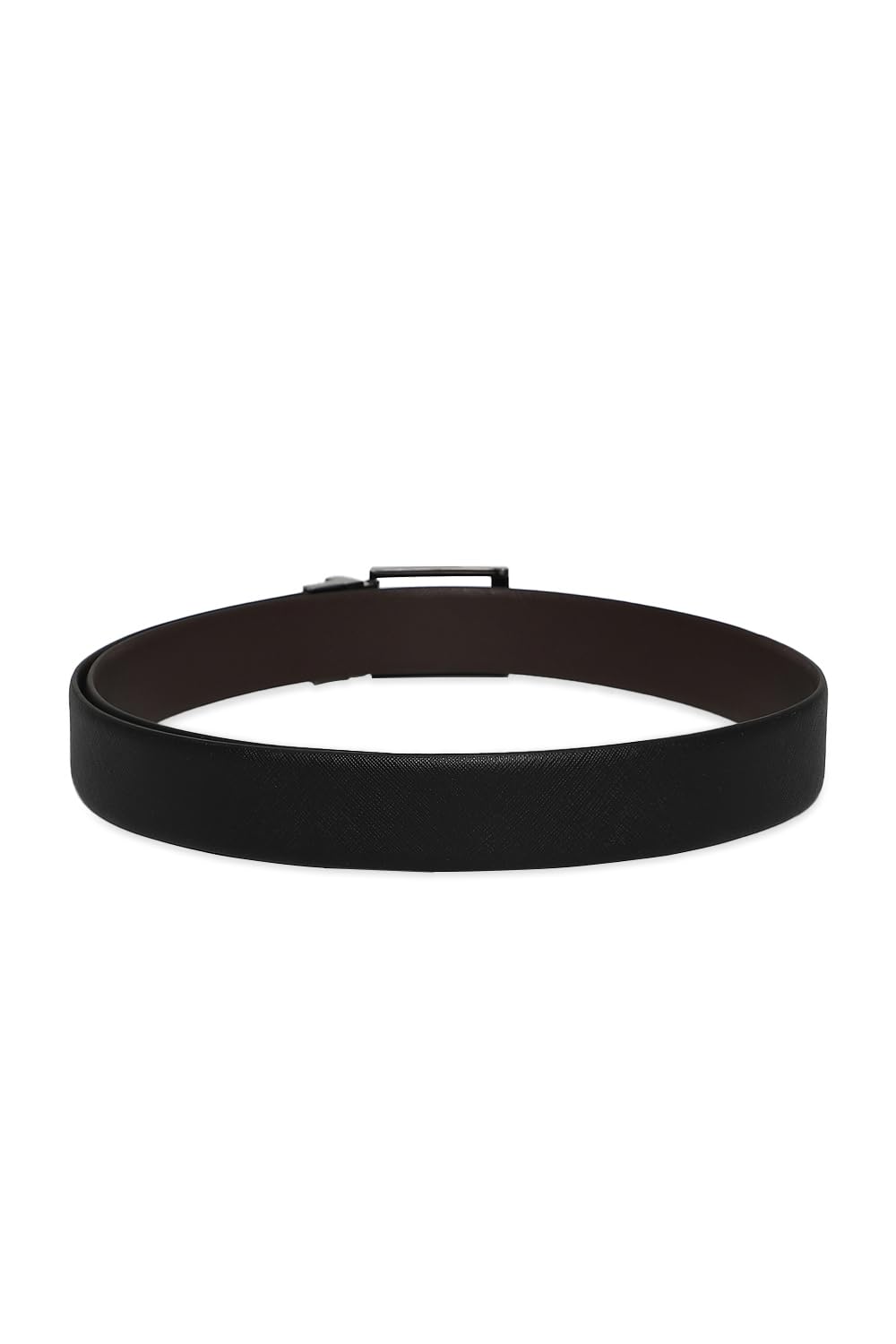 Men Black Solid Formal Belt