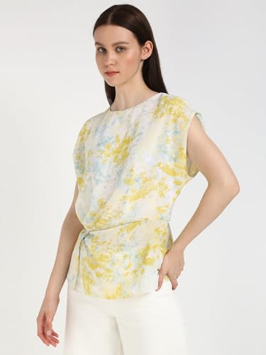 Calvin Klein Jeans Women's 0 Regular Fit T-Shirt (44B907G440_Blue