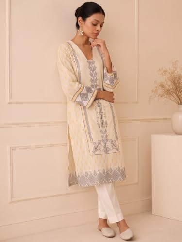 Varanga Golden Bloom Silk women's kurta set