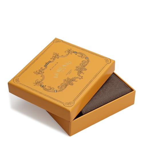 Da Milano Premium Leather Wallet for Women | Multi Compartment Travel Wallet - Chocolate Brown