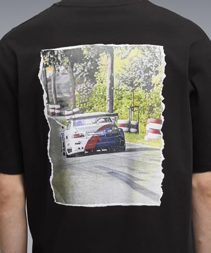 PUMA | BMW M Motorsport Sportswear Men's Graphic Print Relaxed Tee II | Black | XS