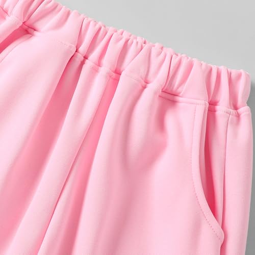 Hopscotch Girls Pink Full Sleeves 2-Pc Floral Applique Pants Set For Age (3-4 Years)