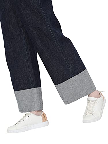 VERO MODA Women's Slim Jeans (295438501-Dark Blue_Dark 27)