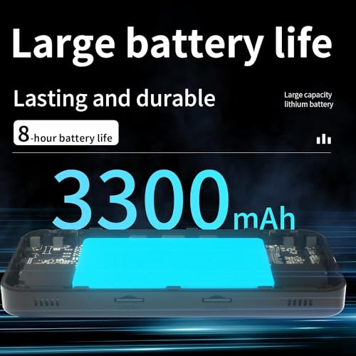 New World Anberni-c RG35XX H Retro Handheld Game Console 3.5 in IPS Screen Built-in 3300mAH Battery 64G TF Card , Classic Games Console (Black)