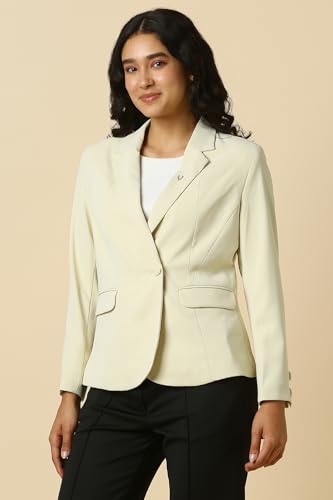 Allen Solly Women's Blazer (AHBZWRGHC29134_Beige