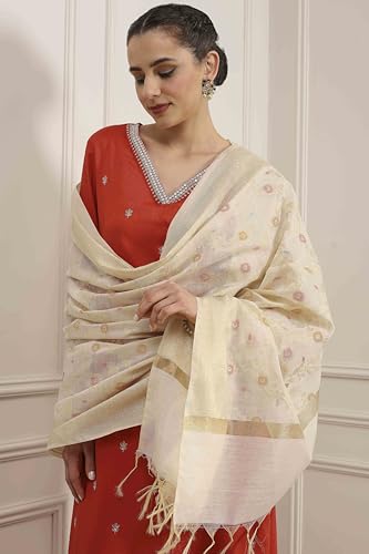 Biba Women Multi Polyester Yarndyed Dupatta_FREE SIZE
