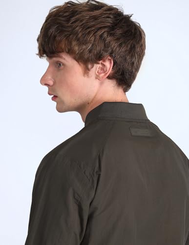 Solid Regular Fit Jacket