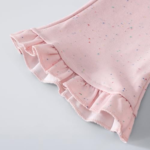 Hopscotch Girls Full Sleeves Pink 3-Pc Snow White Pants Set For Ages (12-18 Months)