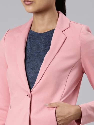 Enamor Dry Fit Stretch Cotton Single-Breasted Sporty Blazer for Women