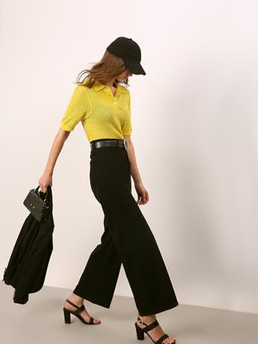 VERO MODA Women Wide Leg Black High Rise Jeans