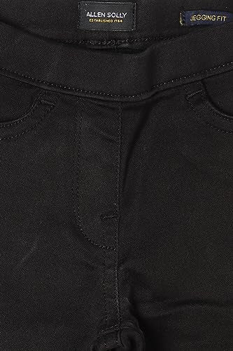 Girls Black Regular Fit Jeans