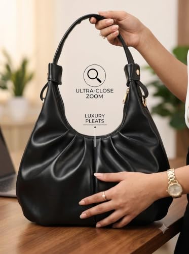 MUCHOVA Stylish Premium Handbag for Women, Crossbody Bag for Girls, Adorable Purse for Women, Elegant Design Beautiful Texture Handbag (Dark Tan)