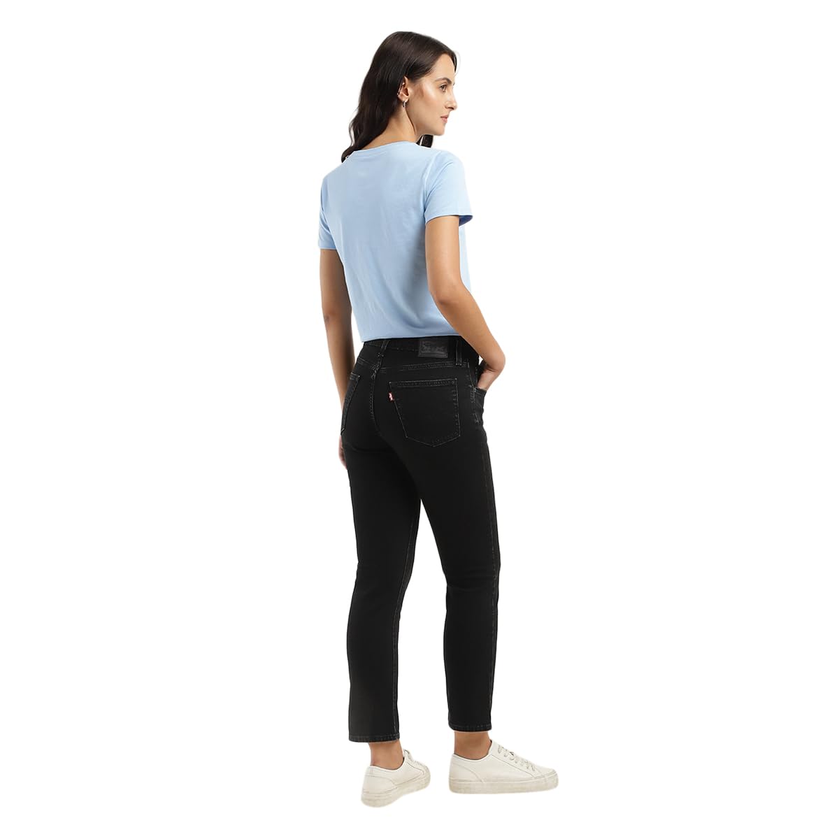 Levi's Women's Straight Jeans (001UF-0020_Black_27)
