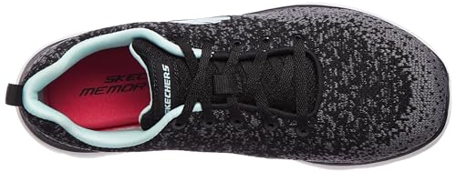 Skechers Womens Summits - 896224ID Black/Aqua Casual Shoe - 3 UK (6 US) (896224ID-BKAQ)