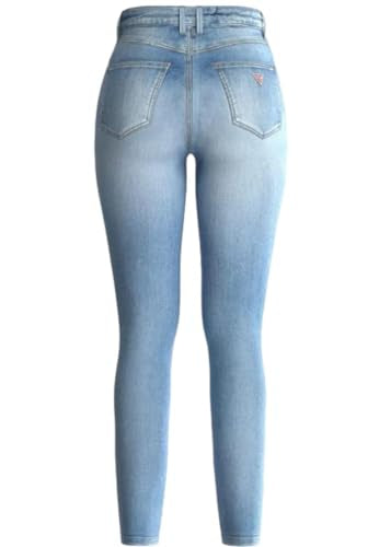 GUESS Cotton Blend Skinny Mid Rise Jeans