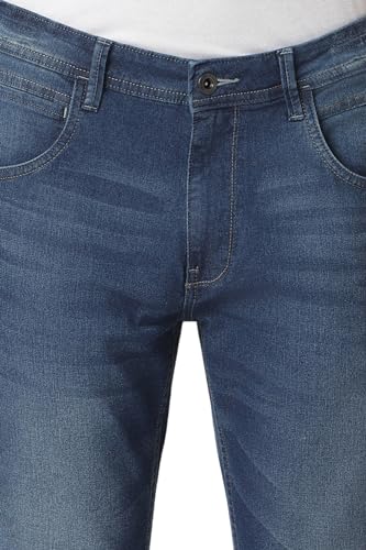 Van Heusen Men's Skinny Jeans (VXDNGRKFN78626_Blue