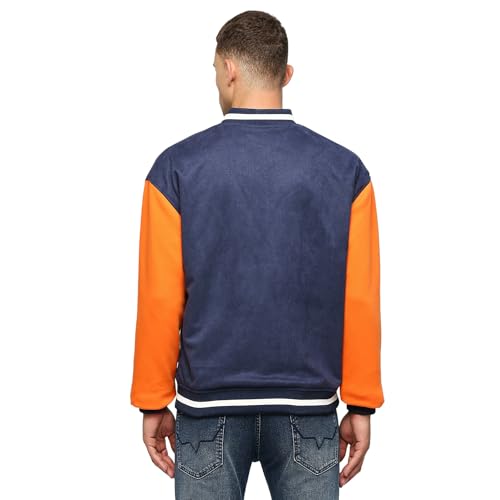 Pepe Jeans Men's A-Line Coat (PM402928_Navy Blue