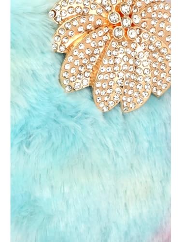 TOOBA Handicraft Hand Embroidered Box Clutch Bag Purse for Bridal, Casual, Wedding Bag for Women & Girls