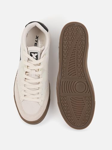 XTEP Skateboarding Shoes for Men's| Durable Grip Sole with Cushioned Comfort | Stylish Streetwear Sneakers for Skaters