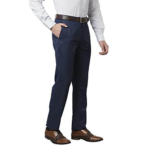 Raymond Dark Blue Trouser (Size: 38)-RMTX04373-B8