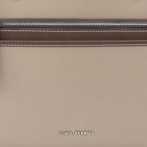 Lino Perros Monroe Elan Beige Tote Bag