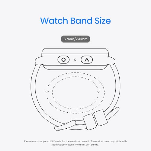 Gabb Watch 3e - Kids Watch with GPS Tracker, No Internet, Silver