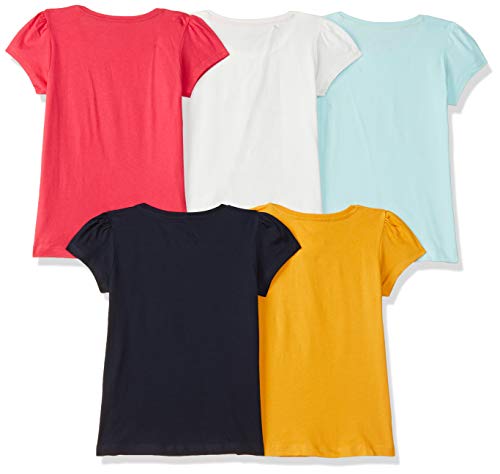 Max Girl's Regular T-Shirt (S21CBTAMZ3MULTI_Multi 5 6 Years)