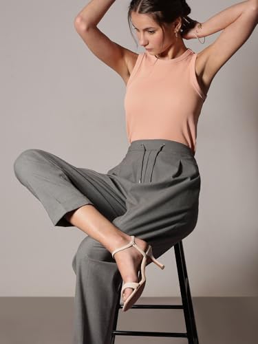 VERO MODA Women's Regular Fit Pink Top