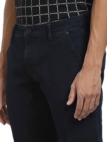 JACK & JONES Regular Fit Jeans (12245610_Dark Blue Denim_36/34)