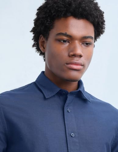 Flying Machine Men's Oxford Regular Fit Shirt