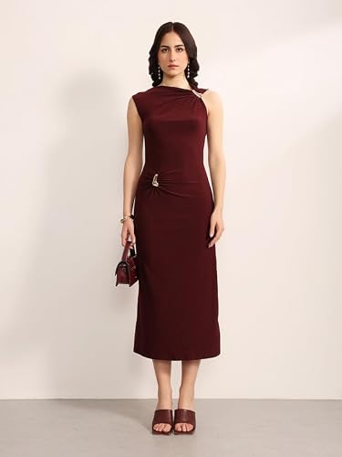 Kazo Cocktail Maxi Dress (Wine S)