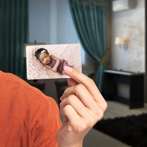 Customized Wallet Card with Your Photo, Message & Spotify Code | Personalized Gift for Loved Ones | Custom Bitmoji or Illustration Card | Perfect for Anniversary, Birthday, Thanksgiving Gift