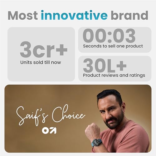 GOBOULT Rover Pro Smartwatch 1.43'' AMOLED, BT Calling 5.3, 1000 Nits Brightness, IP68, 150+ Watchfaces, 120+ Sports Modes, AI Voice Assistant, SpO2 Monitoring (Coal Black)