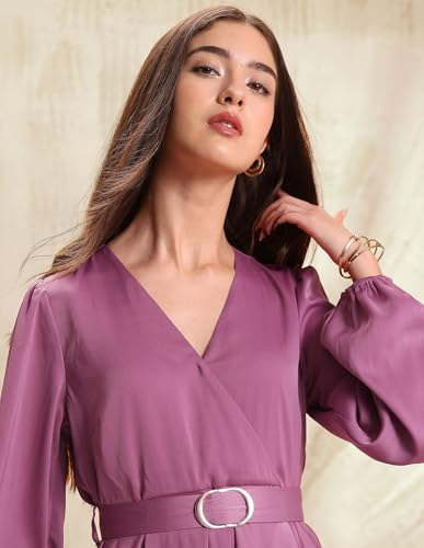 U.S. Polo ASSN. UWAW25DRS219 DK. Purple Womens Dress (UWAW25DRS219_Purple_S)