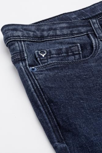 Allen Solly Girls Navy Slim Fit Jeans