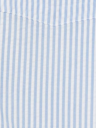 Max Girls Striped Seersucker Shirt Dress (Blue_14-16 Y)