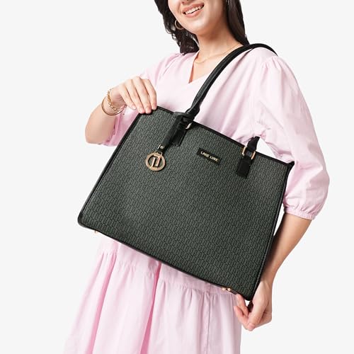 Lavie Luxe Women's Quad24 Extra Large Box Satchel Bag for Women | Satchel Handbag for Work | Ladies purse | Stylish Shoulder Bag | Gift for Women