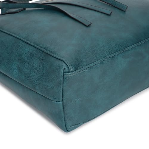 Fastrack Premium Leather Tote Bag for Women, Ladies and Girls | Structured Spacious Tote Bag for Work, Office and College