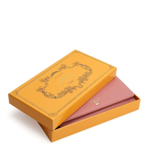 Da Milano Premium Leather Wallet for Women | Multi Compartment Travel Wallet - Rose Pink