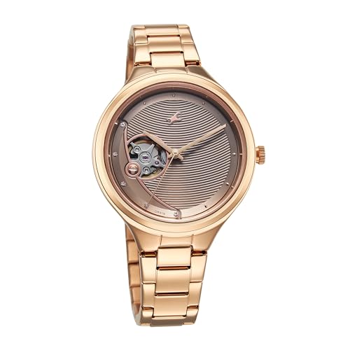 Fastrack Analog Rose Gold Dial Women's Watch-6310WM01
