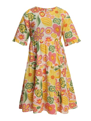 VERO MODA Girl Multicolor Fit & Flare Dress