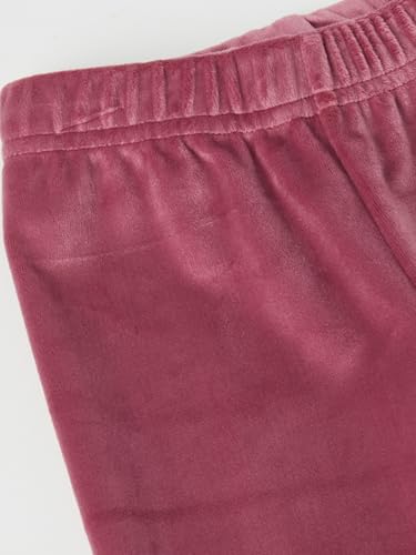 Max Girls Solid Slim Fit Trousers (Pink_4-6 Y)