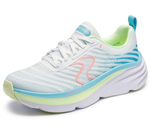 Skechers Women D'LUX Vapor - Cool Breeze Lace Up Shoe