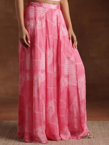 Libas Womens Printed Silk Blend Co-ord Set for Women
