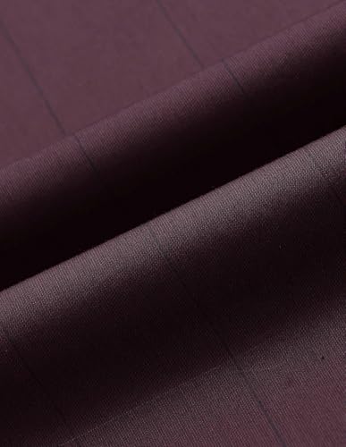 U.S.Polo ASSN. Men's Striped Tailored Fit Shirt (USSHT3110_Wine