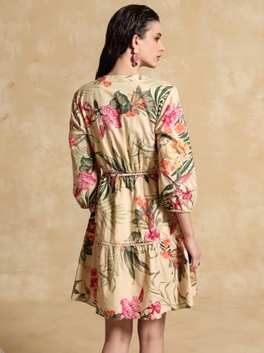 Kazo Morgan Mini Dress Yellow