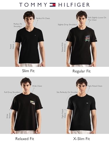 Tommy Hilfiger Logo Regular Fit Cotton T-Shirt White