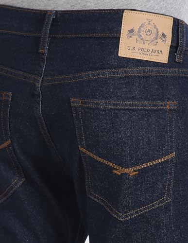 U.S. POLO ASSN. Men's Regular Jeans (UDJENO1260 Blue